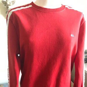 Ladies  Red Tommy Hilfiger Sweatshirt with Wording
